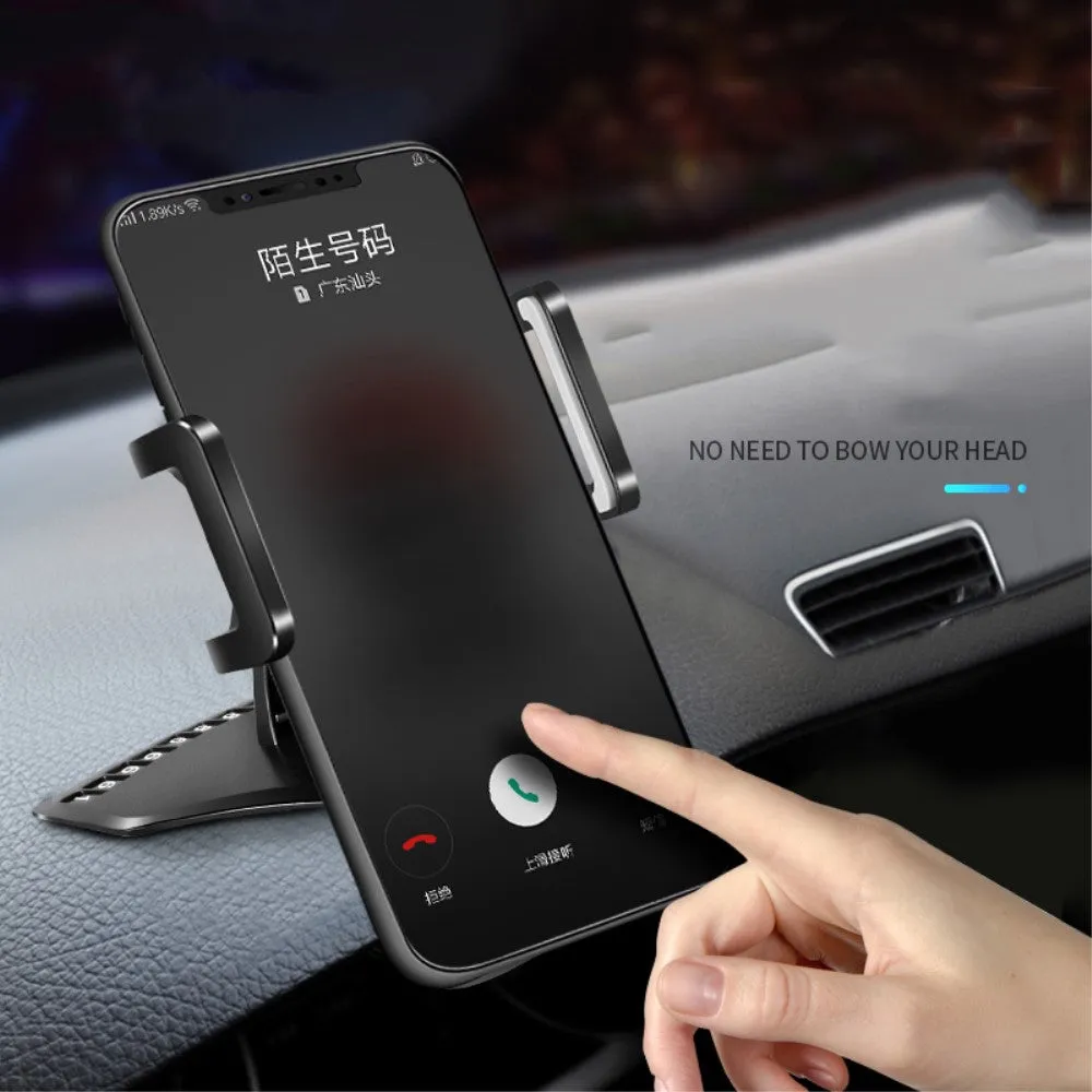 3 in 1 Car GPS Smartphone Holder: Dashboard / Visor Clamp   AC Grid Clip for Allview P9 Energy - Black