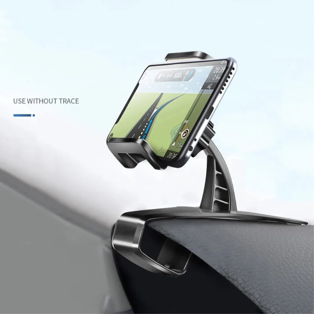 3 in 1 Car GPS Smartphone Holder: Dashboard / Visor Clamp   AC Grid Clip for Allview P9 Energy mini - Black