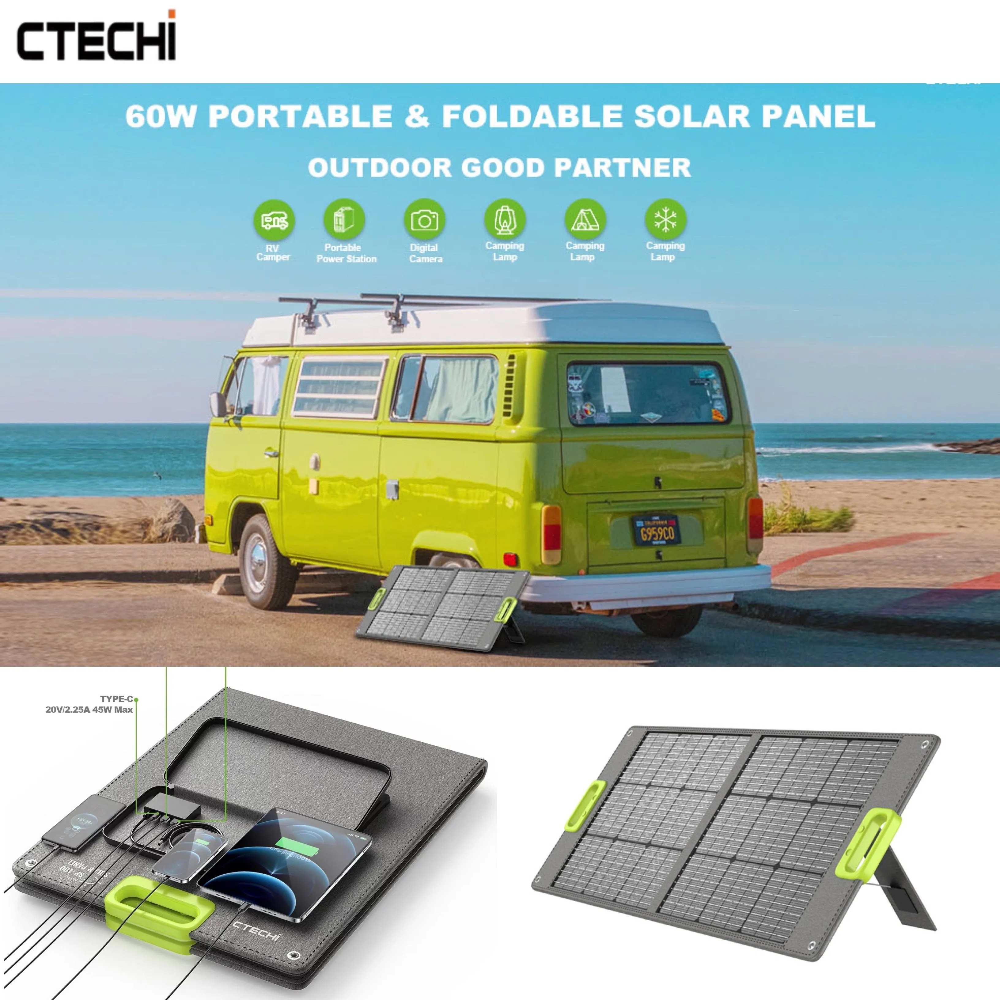 CTECHi GT200PRO Portable Power Station LiFePo4 25Ah 320Wh 100,000mAh