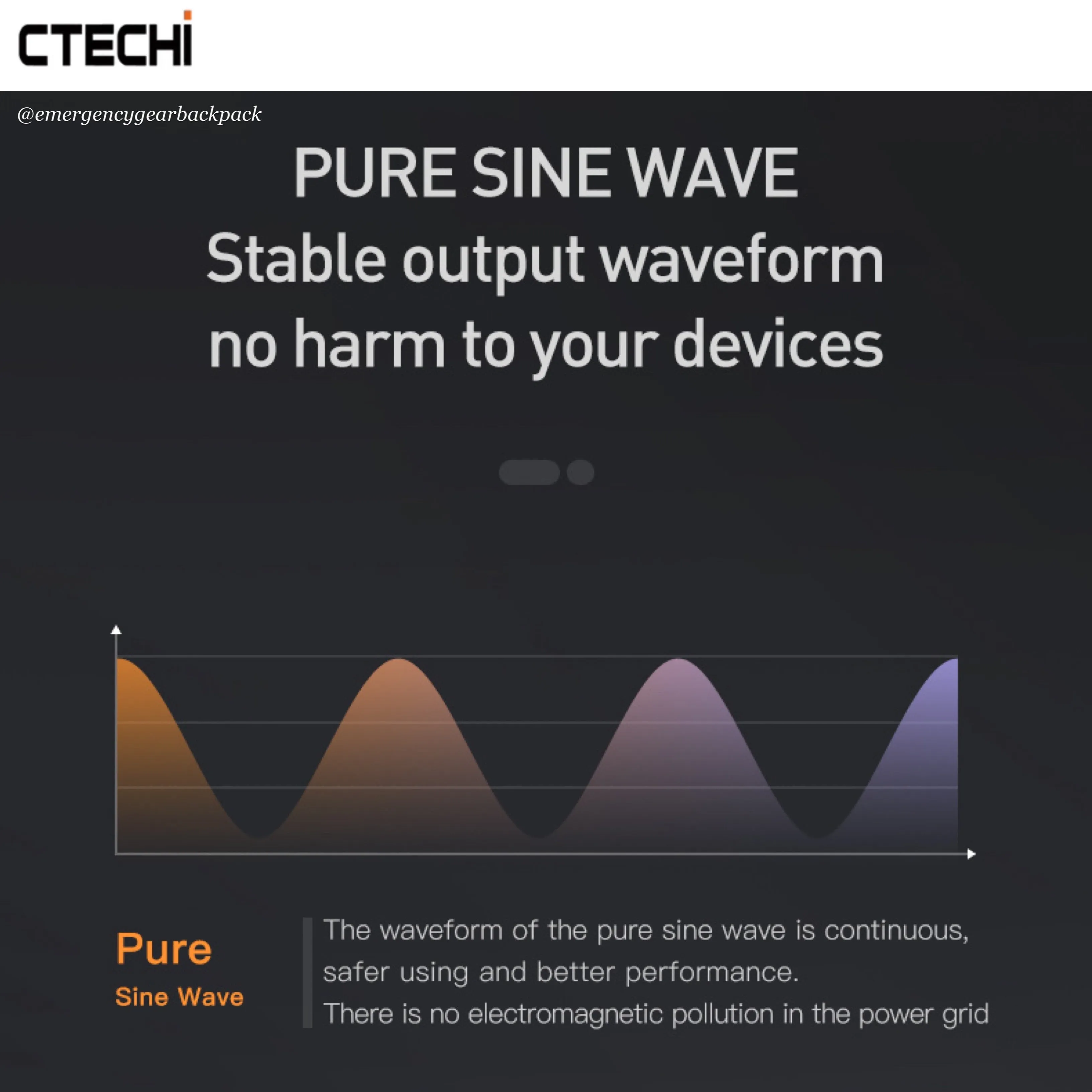 CTECHi GT200PRO Portable Power Station LiFePo4 25Ah 320Wh 100,000mAh