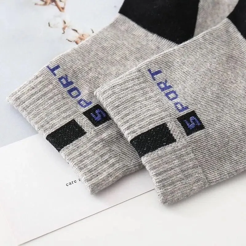 Cuzcare Combo 5 Pairs Diabetic Men Socks Bamboo Fiber Breathable Multiple Colors Extra Comfort