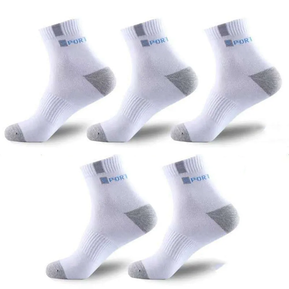 Cuzcare Combo 5 Pairs Diabetic Men Socks Bamboo Fiber Breathable Multiple Colors Extra Comfort