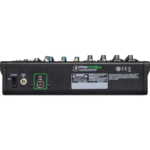 Mackie 10 Channel Professional Effects Mixer with USB