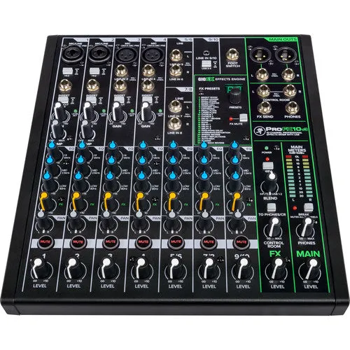 Mackie 10 Channel Professional Effects Mixer with USB