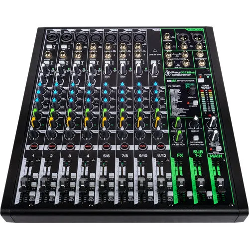 Mackie 12 Channel Professional Effects Mixer with USB