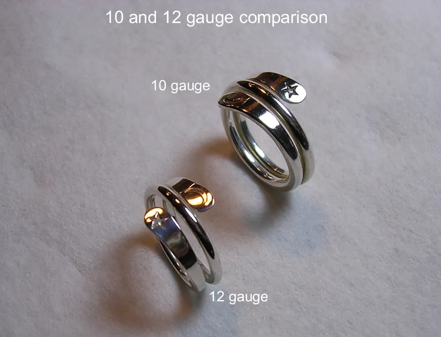 Moon Star Energy Ring in 11 Gauge Sterling Silver