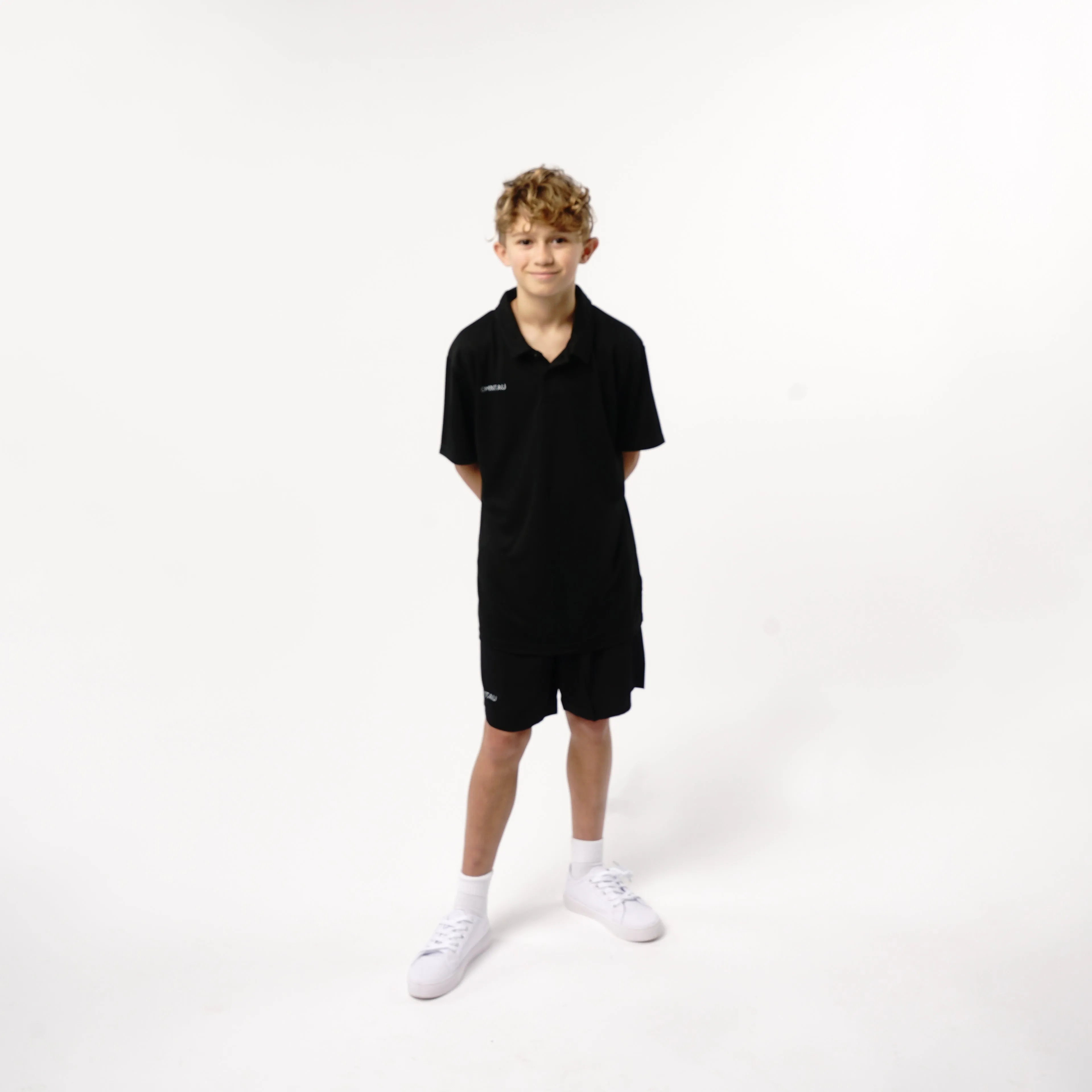 Omnitau Kid's Core Athletics Shorts - Black