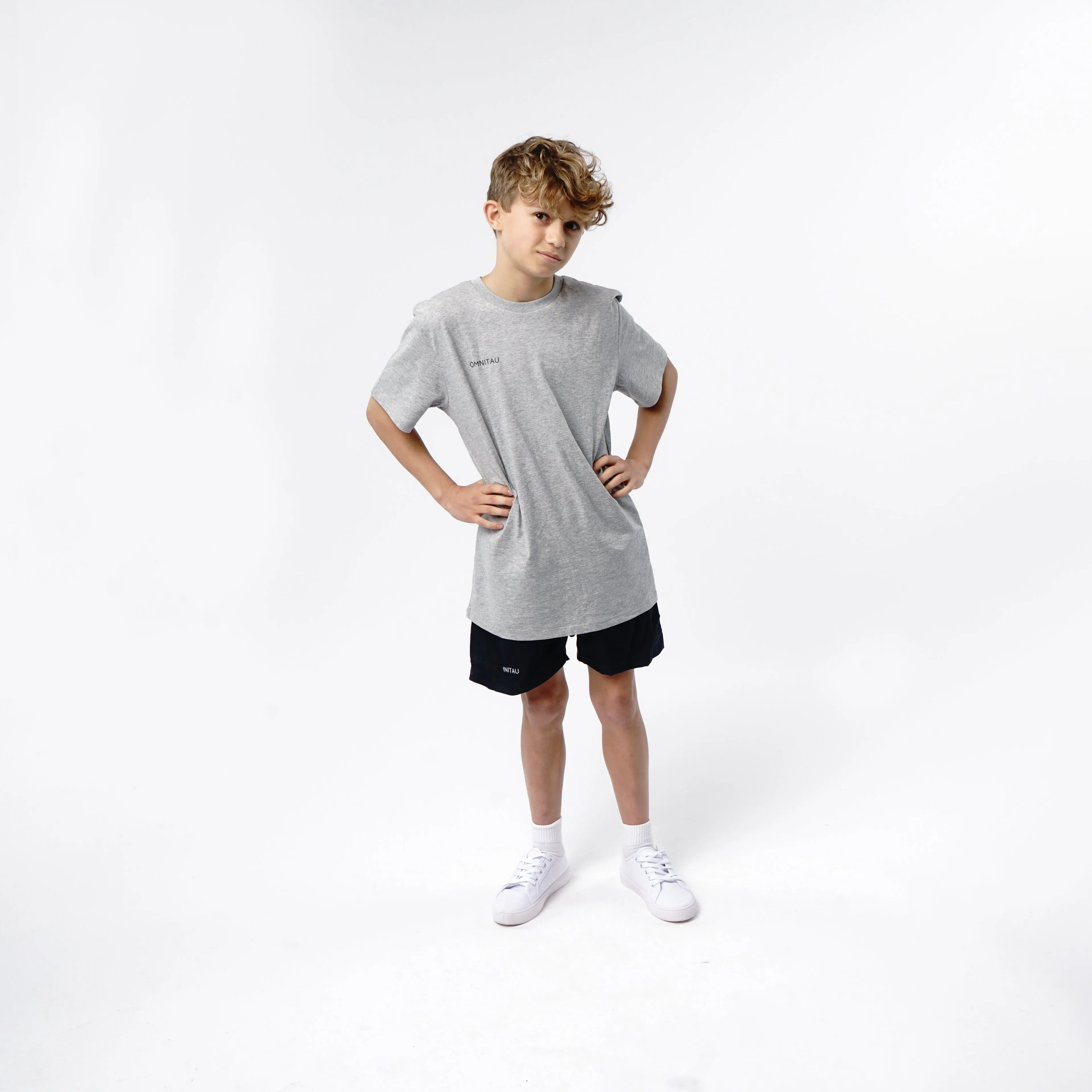 Omnitau Kid's Core Athletics Shorts - Navy
