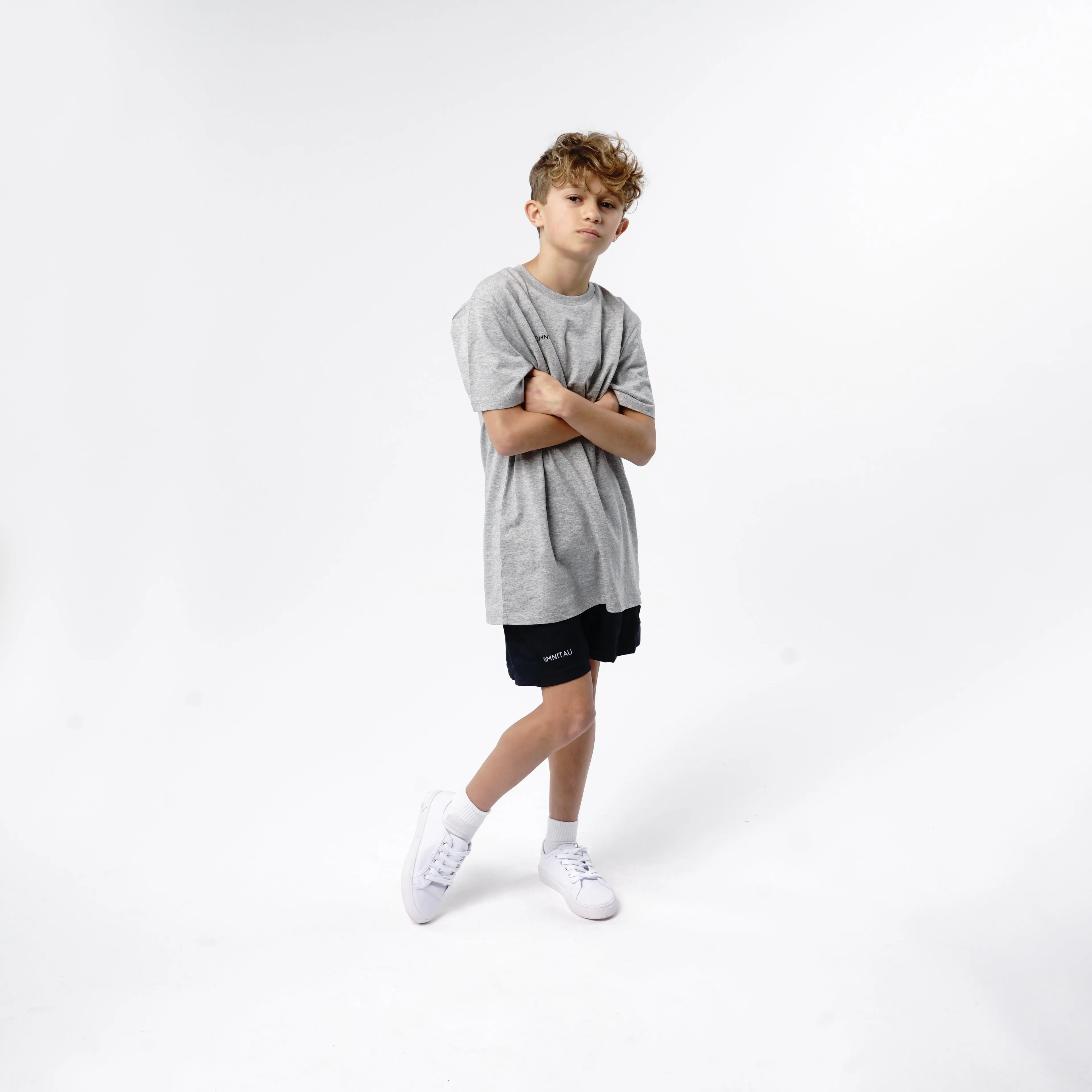Omnitau Kid's Core Athletics Shorts - Navy