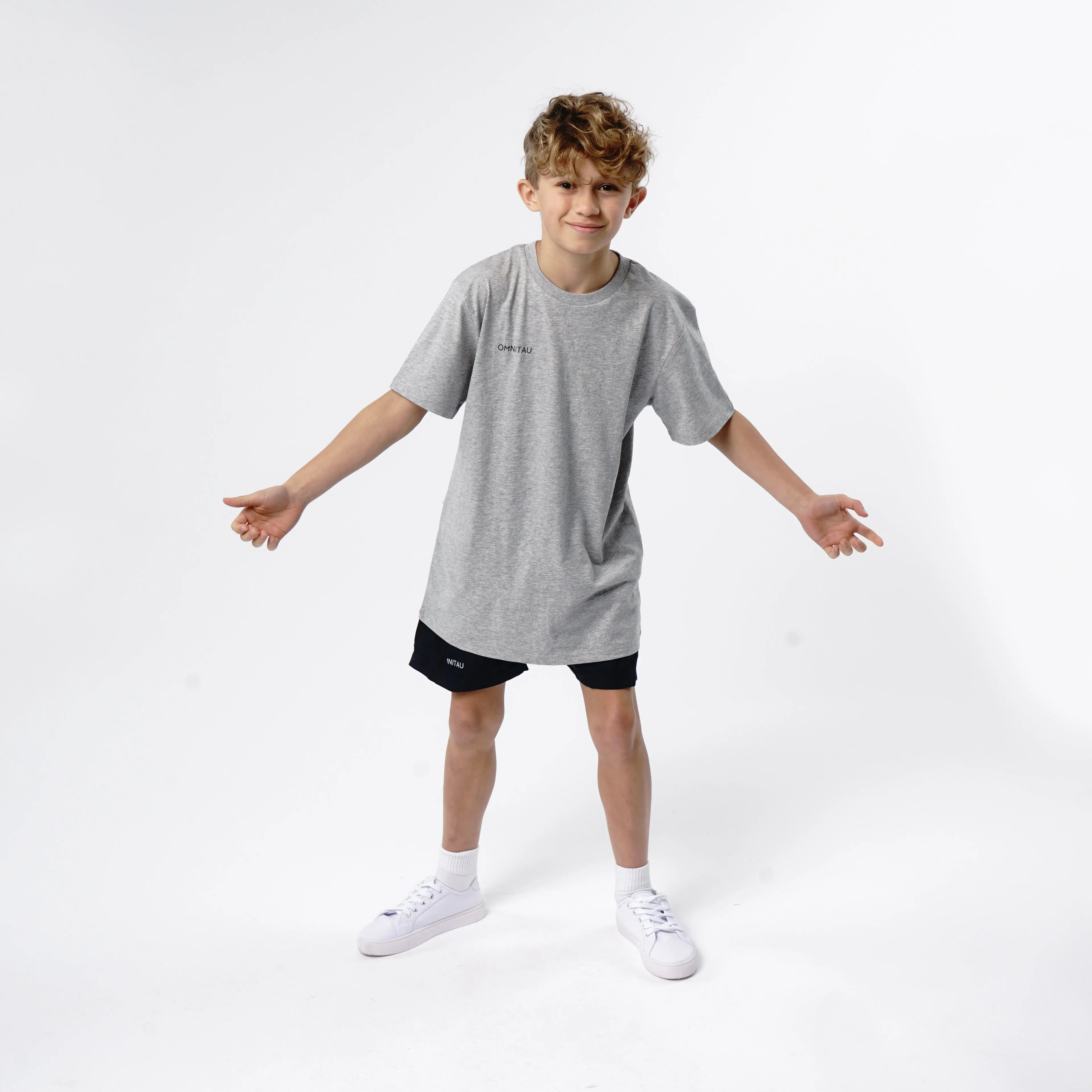 Omnitau Kid's Core Athletics Shorts - Navy