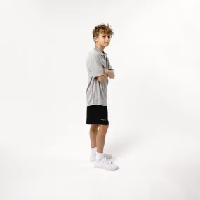 Omnitau Kid's Team Sports Breathable Technical Polo - Heather Grey