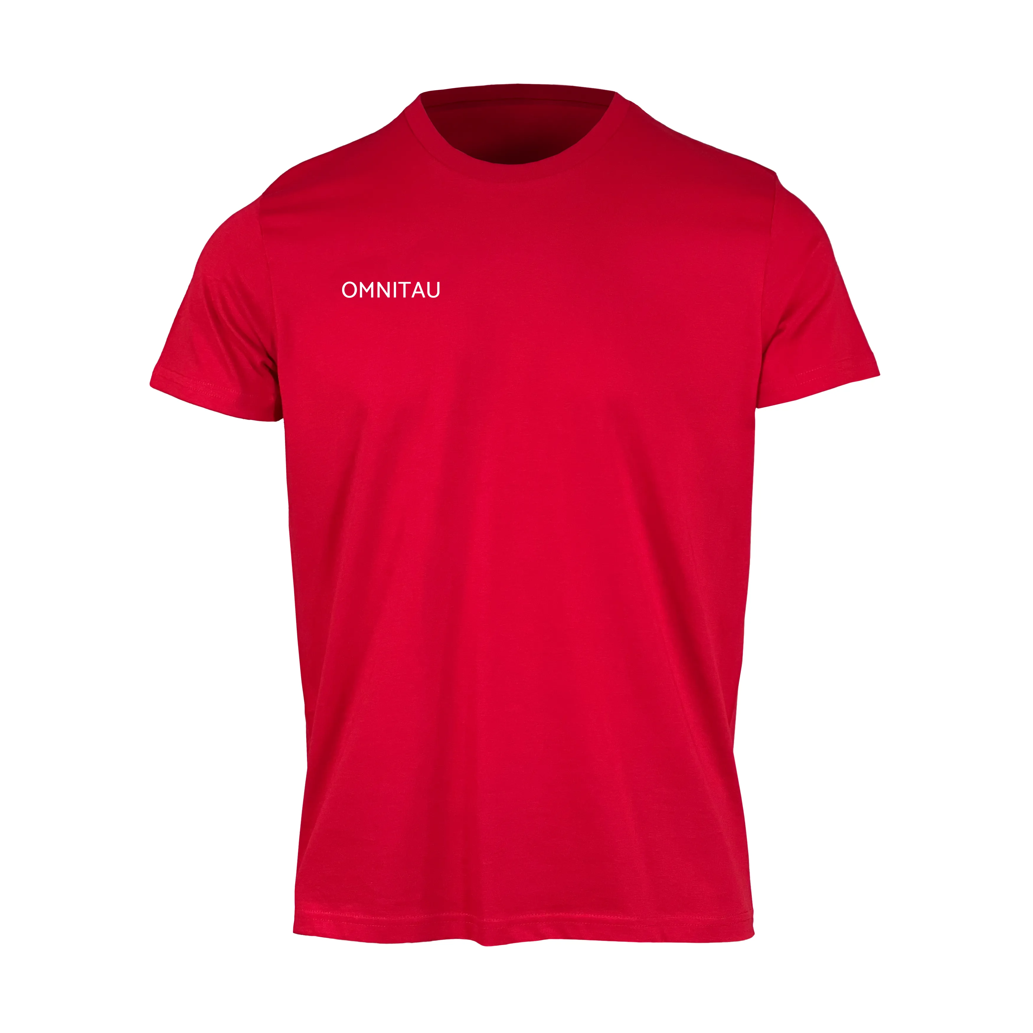 Omnitau Kid's Team Sports Organic Cotton T-Shirt - Red