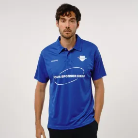 Omnitau Men's Core Football Polo Neck Shirt - Royal Blue