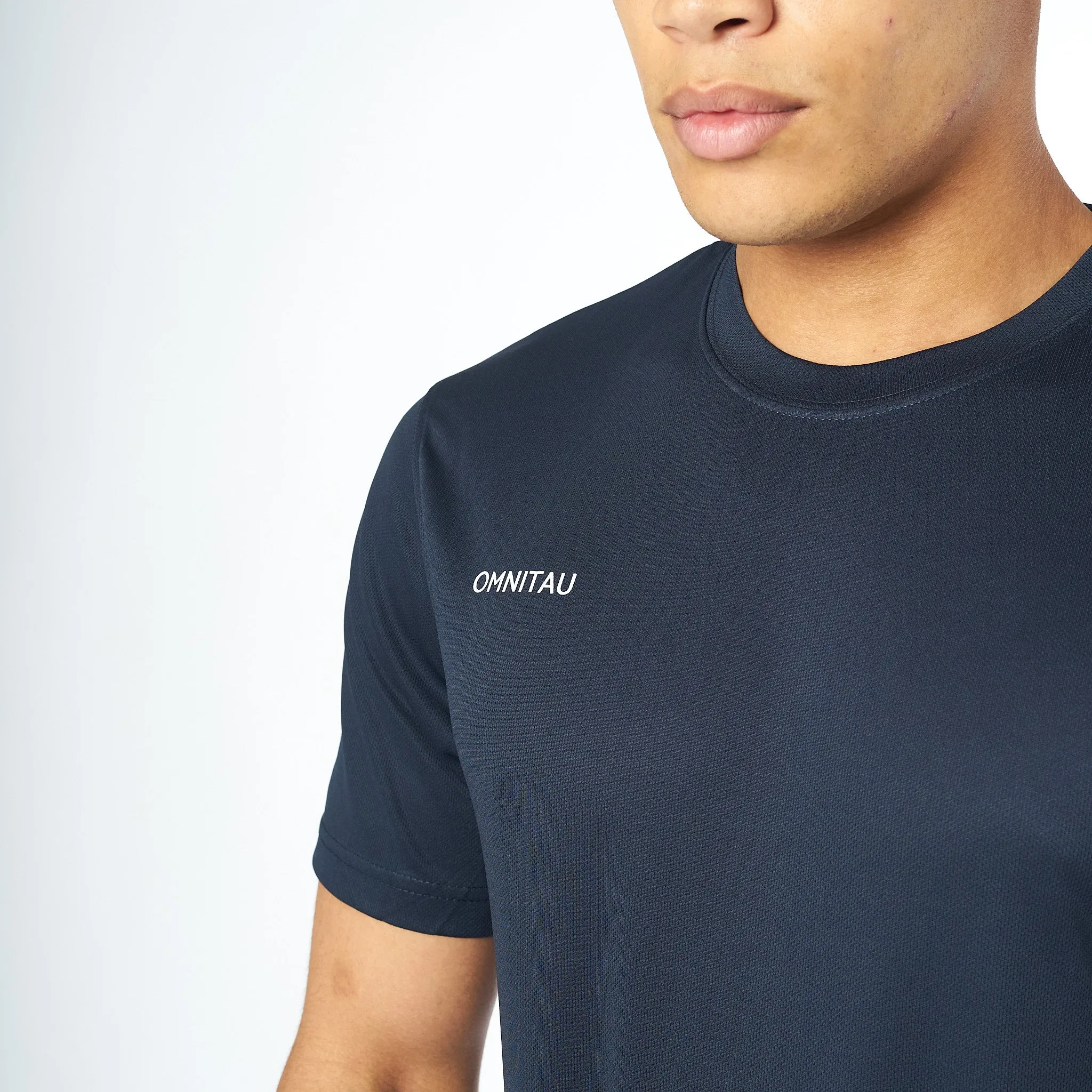 Omnitau Men's Team Sports Breathable Technical T-Shirt - Navy