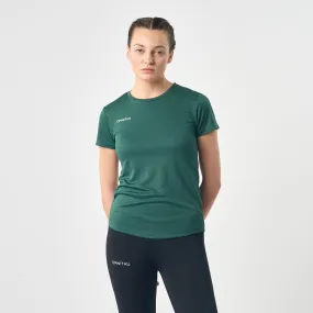 Omnitau Women's Team Sports Breathable Technical T-Shirt - Bottle Green