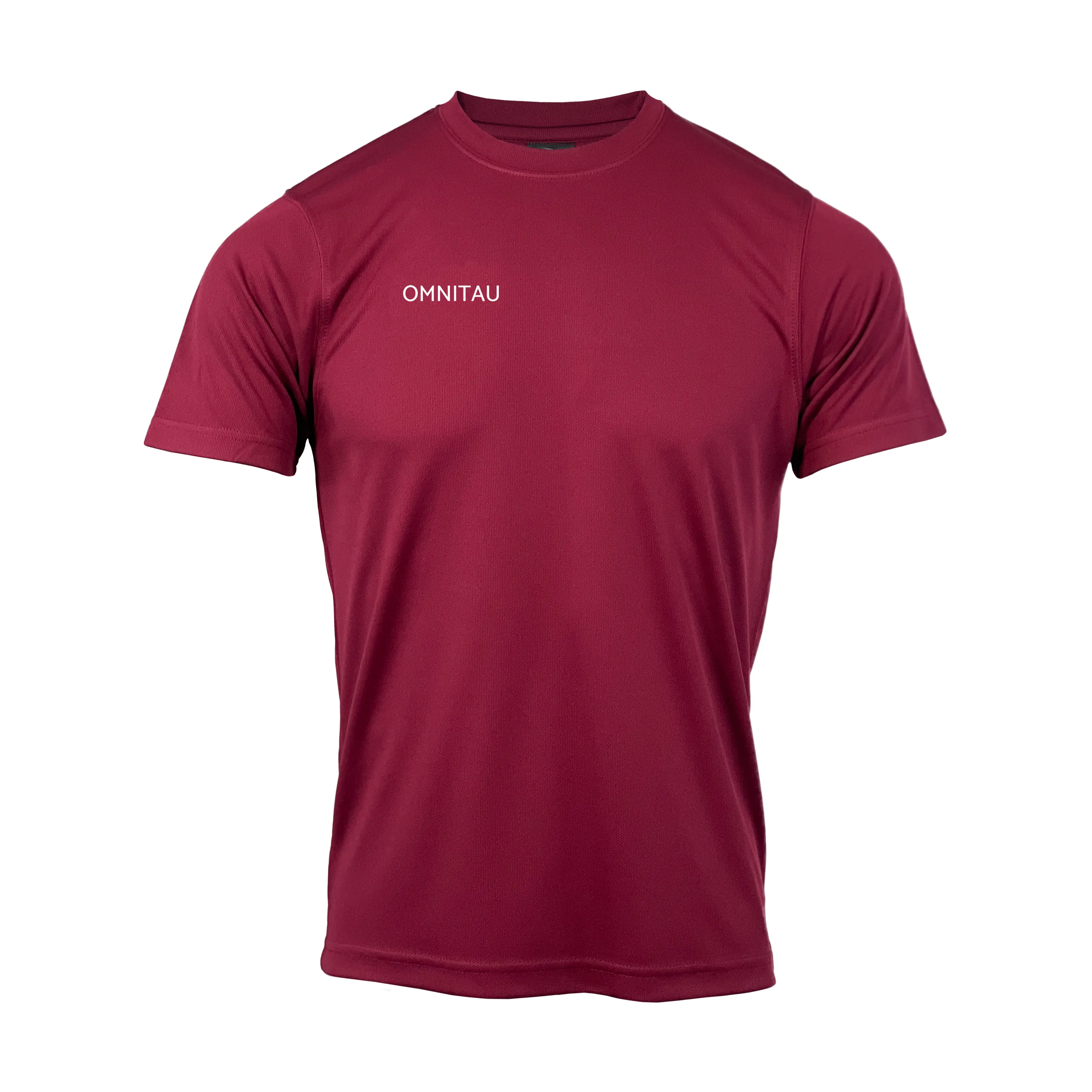 Omnitau Women's Team Sports Breathable Technical T-Shirt - Burgundy
