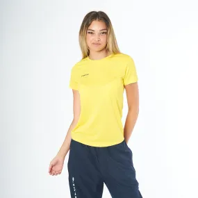 Omnitau Women's Team Sports Breathable Technical T-Shirt - Yellow