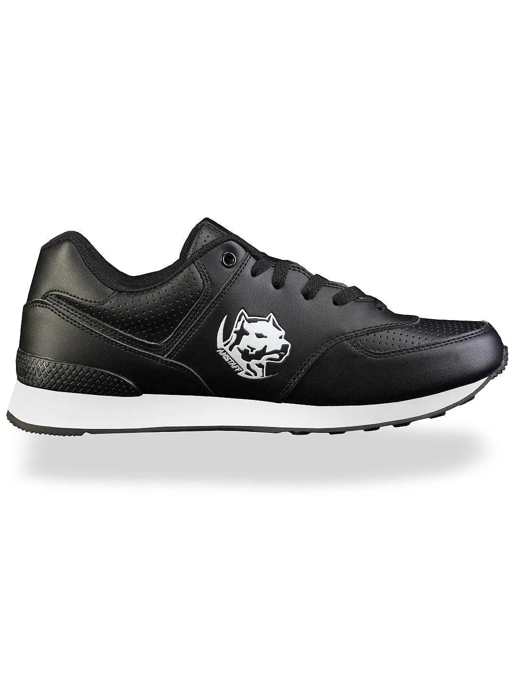 Running Dog Sneaker Black White